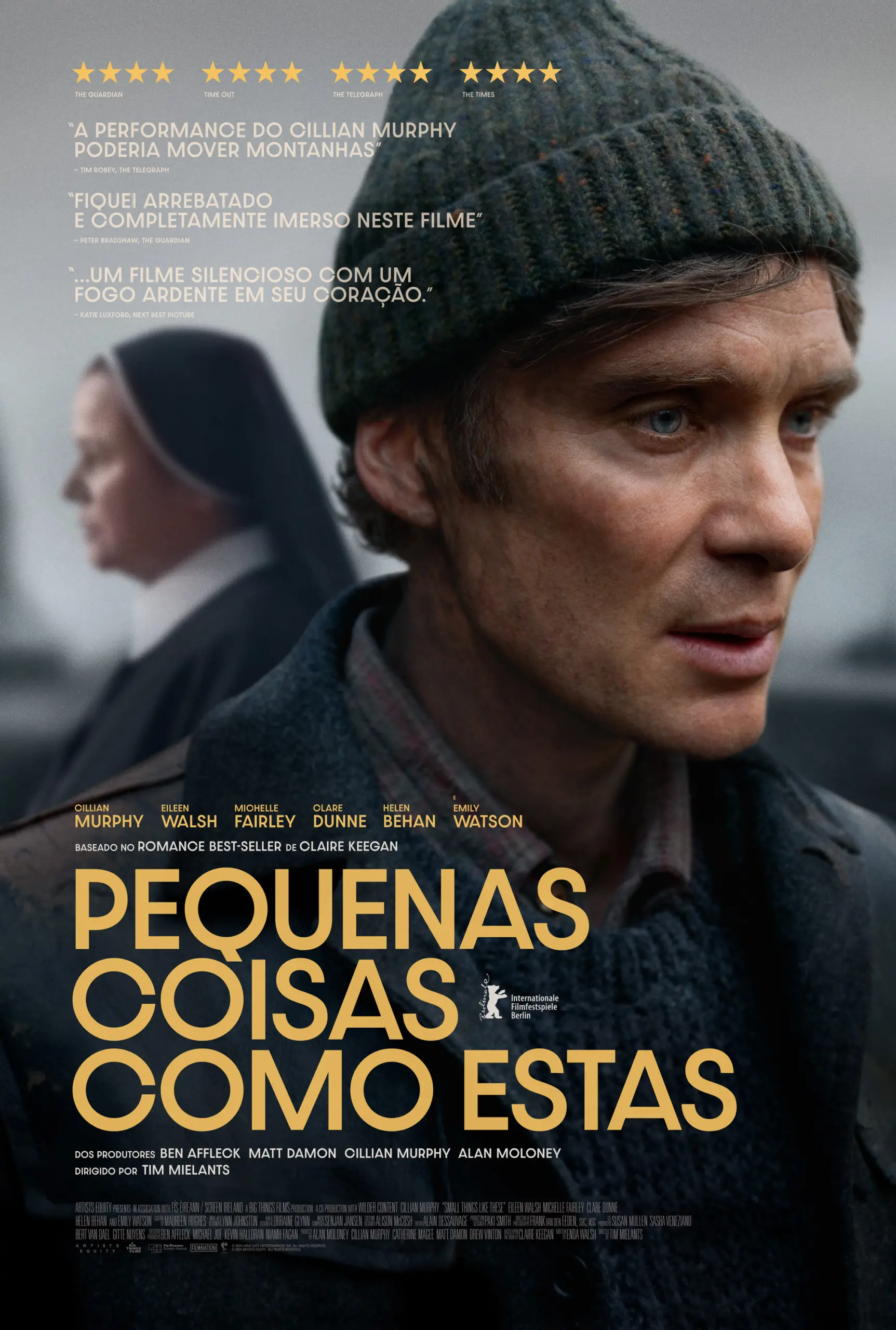 Cartaz nacional do filme "Pequenas Coisas Como Estas", com Cillian Murphy