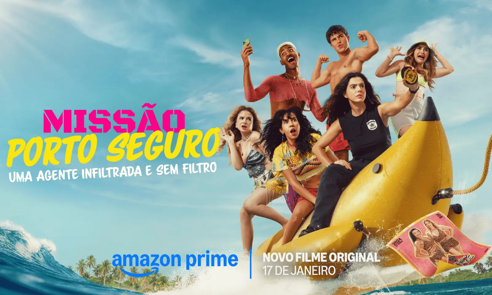 Poster do filme Missão Porto Seguro, nova produção Original Prime Video