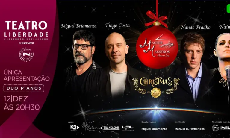 Master Maestros apresenta Time to Love on Christmas no Teatro Liberdade
