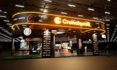 Estande da Crunchyroll na CCXP24