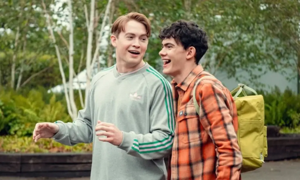 Imagem da série Heartstopper da Netflix