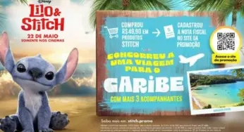 Disney Brasil lança coleção de Lilo & Stitch e promoção para o Caribe