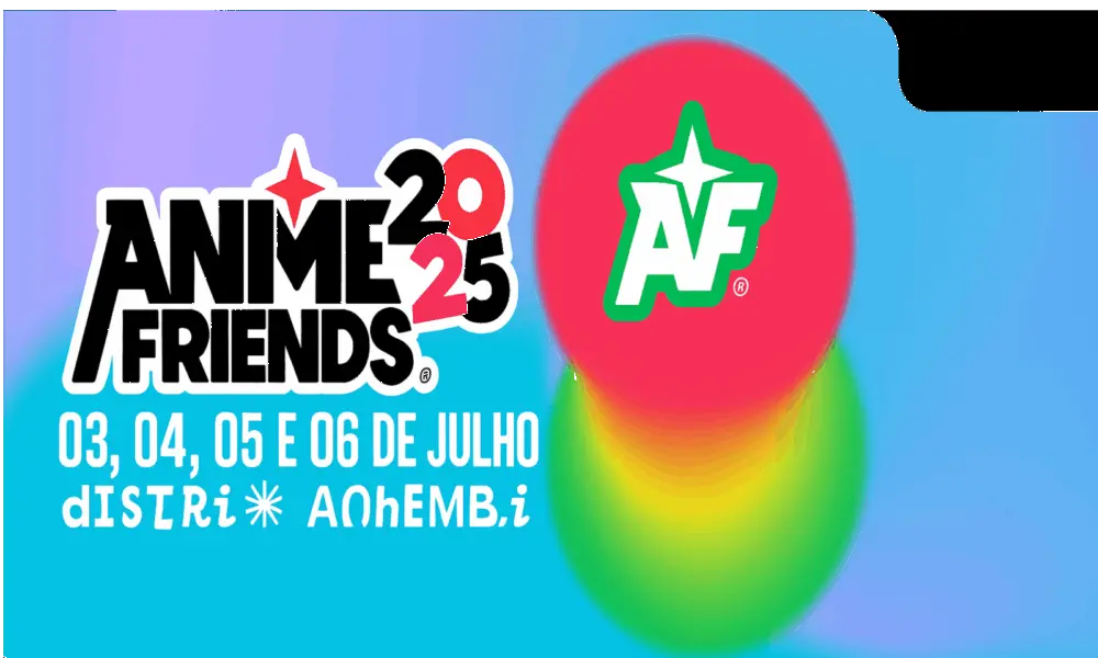 Imagem com as datas do Anime Friends 2025