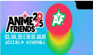 Imagem com as datas do Anime Friends 2025