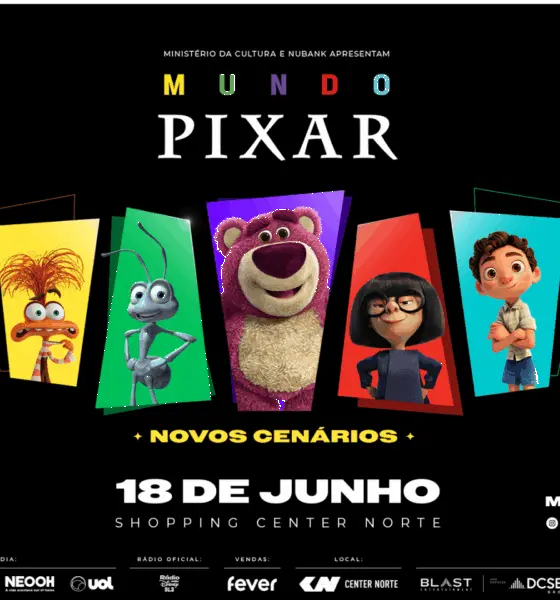 Imagem de divulgação Mundo Pixar