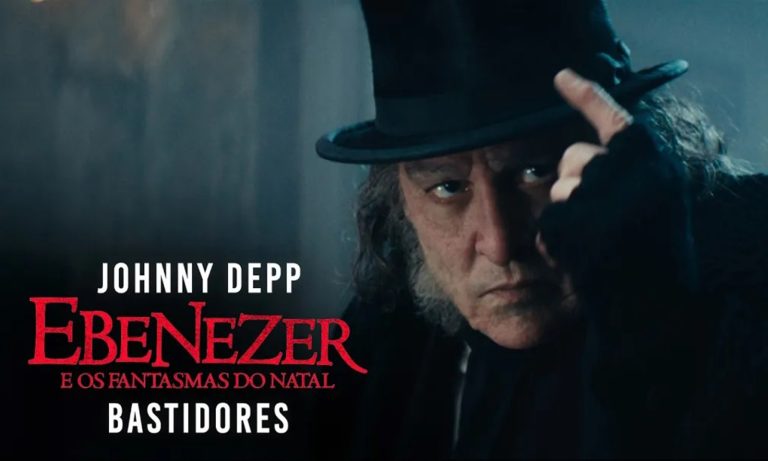 Johnny Depp revela detalhes de seu personagem em Ebenezer e os Fantasmas do Natal; veja bastidores do filme